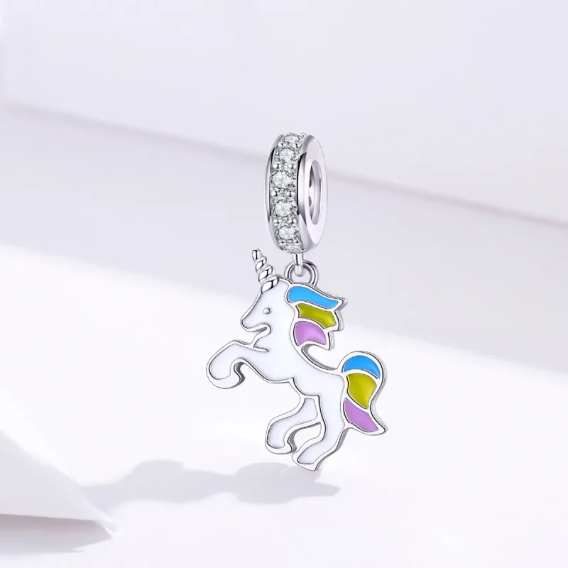 (image for) PANDORA Style Fantasy Unicorn Dangle Charm - BSC075 - View 2