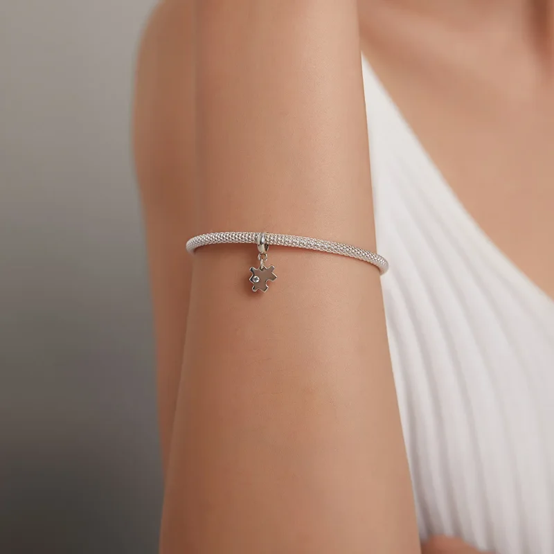 (image for) PANDORA Style Fashion Puzzle Dangle Charm - SCX133 - View 5