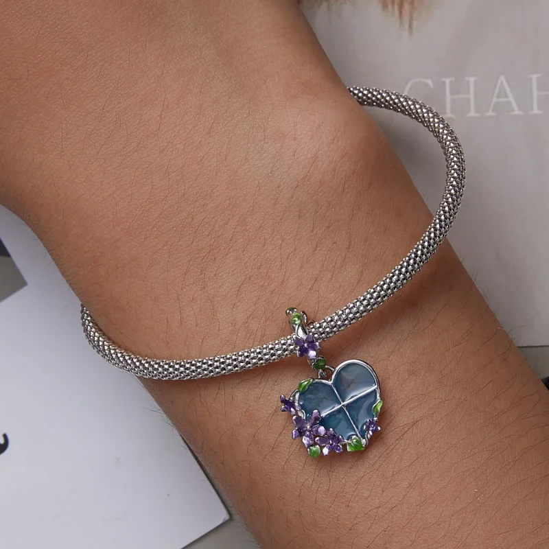 (image for) PANDORA Style Flower Window Dangle Charm - SCC2323 - View 6