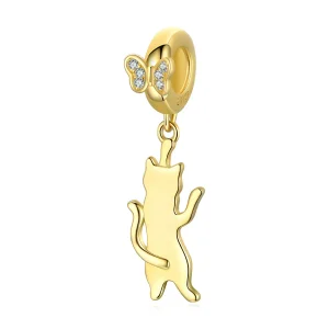 (image for) PANDORA Style Flutter Cat Dangle Charm - SCC2050