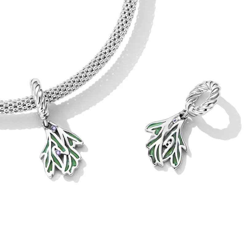 (image for) PANDORA Style Fresh Leaves Dangle Charm - SCC2295 - View 4
