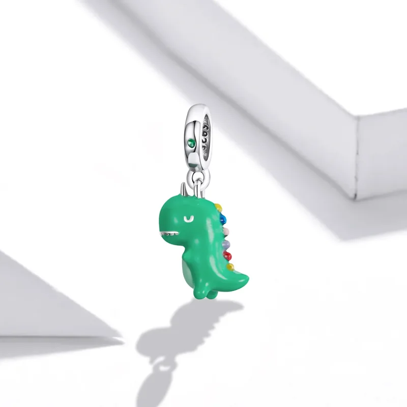 (image for) PANDORA Style Fun Little Dinosaur Dangle Charm - BSC460 - View 2