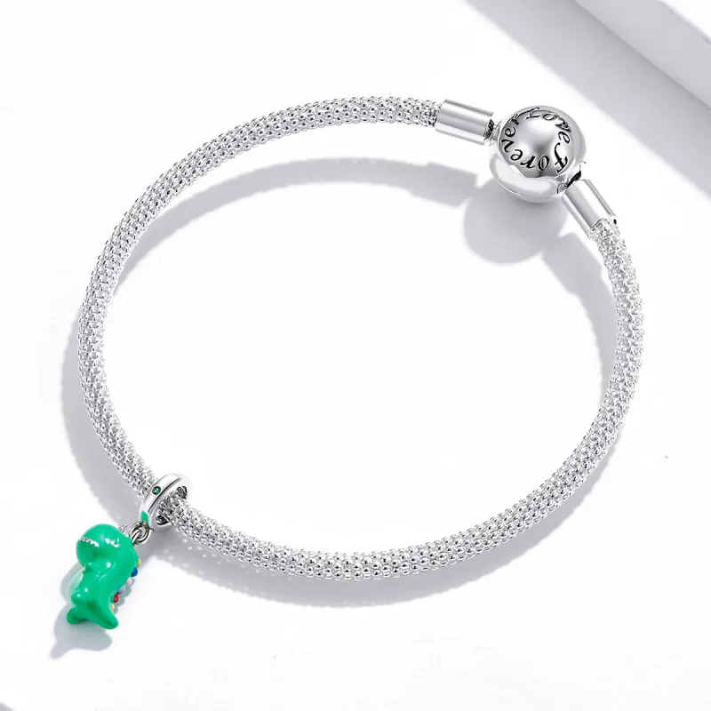 (image for) PANDORA Style Fun Little Dinosaur Dangle Charm - BSC460 - View 4