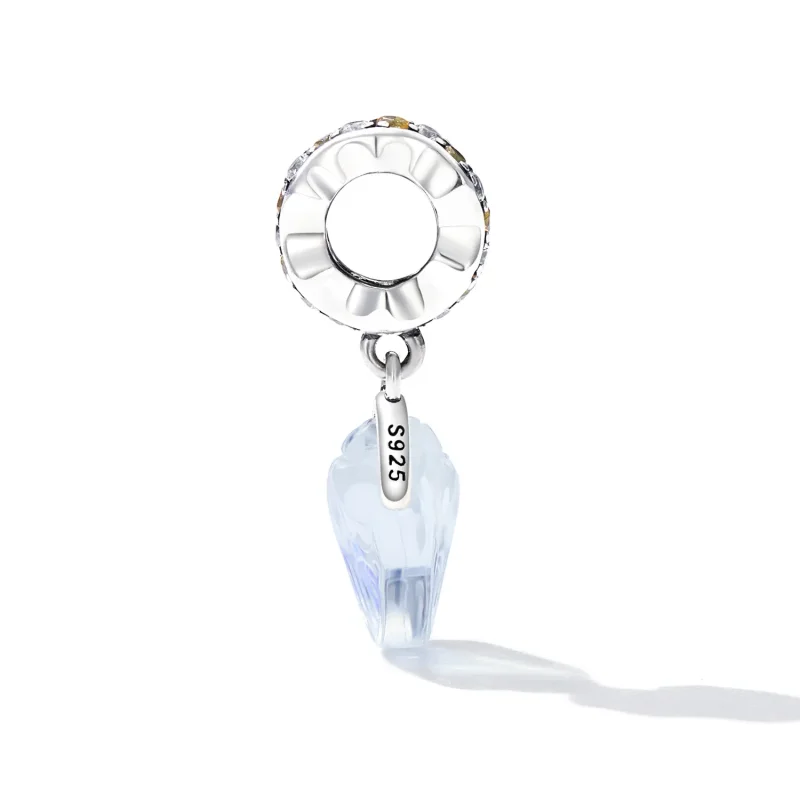 (image for) PANDORA Style Glass Shell Dangle Charm - SCC2211 - View 3