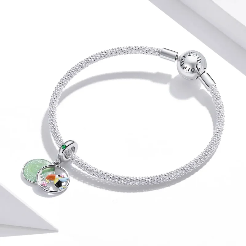 (image for) PANDORA Style Happy Toucan Dangle Charm - BSC449 - View 3