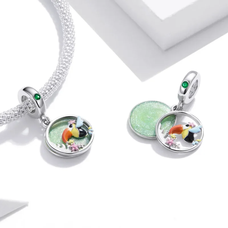 (image for) PANDORA Style Happy Toucan Dangle Charm - BSC449 - View 4