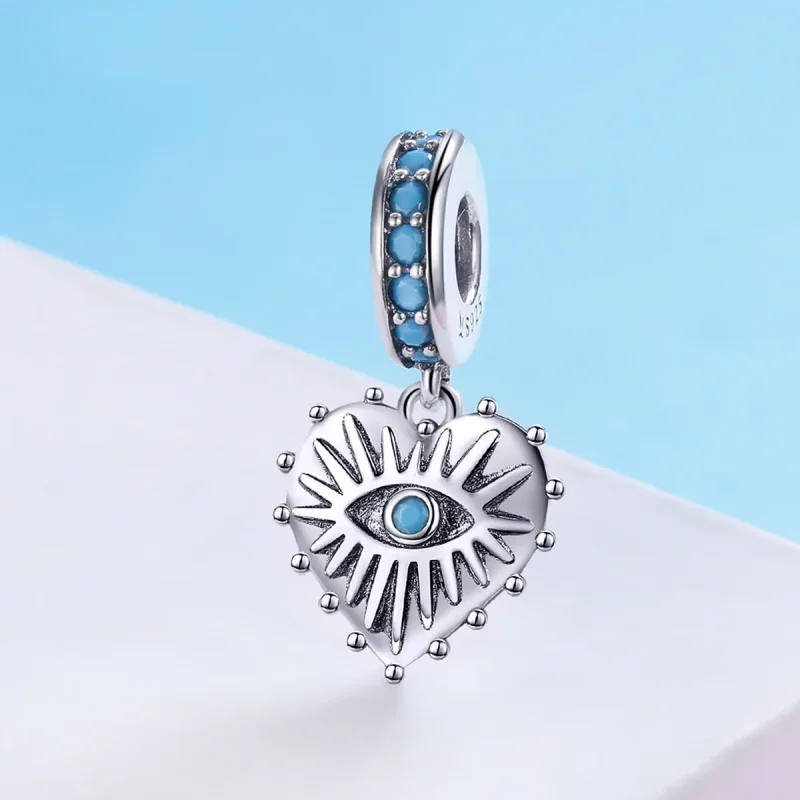 (image for) PANDORA Style Heart of Bohemia Dangle Charm - SCC873 - View 2