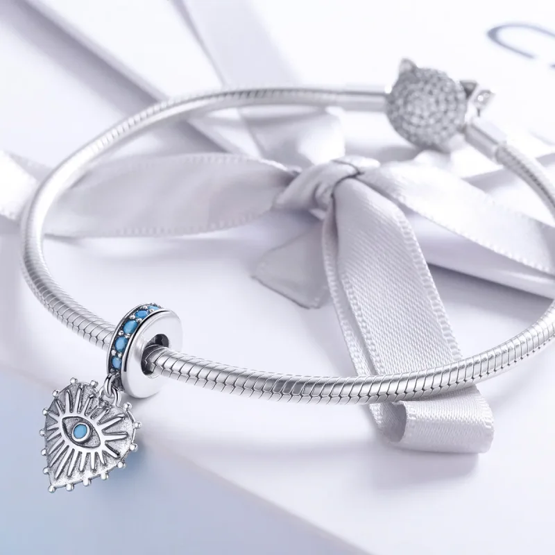 (image for) PANDORA Style Heart of Bohemia Dangle Charm - SCC873 - View 3