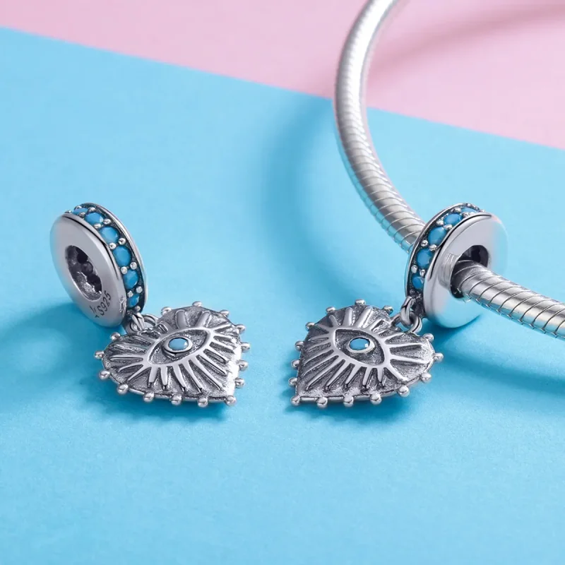 (image for) PANDORA Style Heart of Bohemia Dangle Charm - SCC873 - View 4