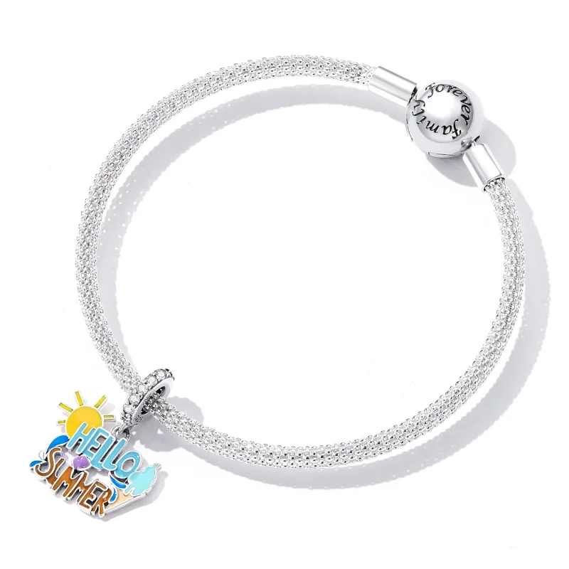 (image for) PANDORA Style Hello Summer Sign Dangle Charm - SCC2222 - View 5