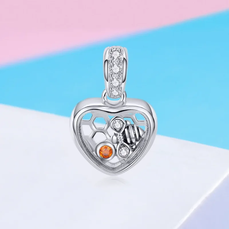 (image for) PANDORA Style Hive Love Dangle Charm - SCC870 - View 2