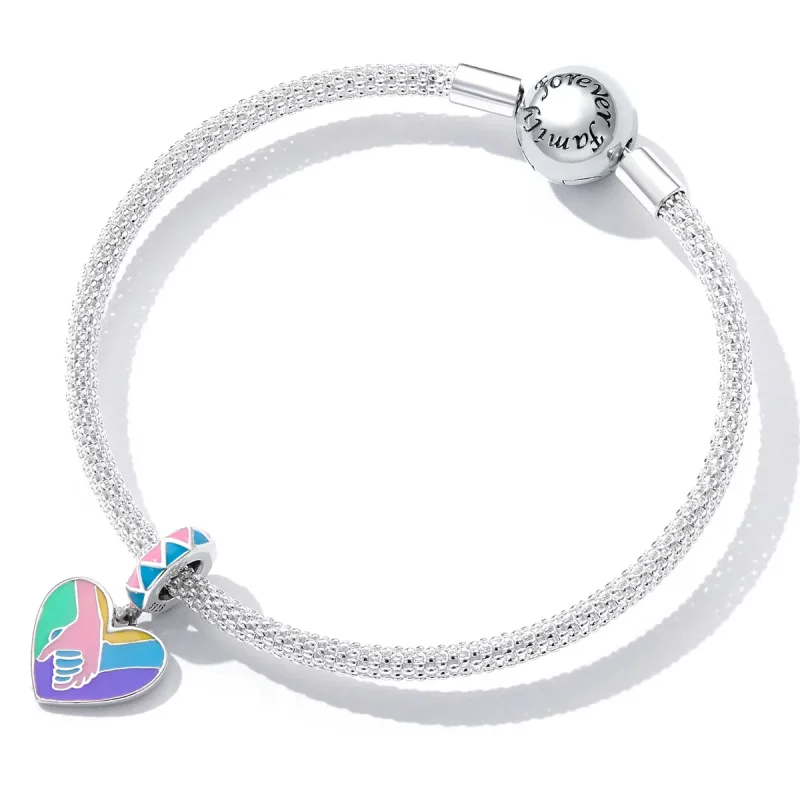 (image for) PANDORA Style Holding Hands With Love Dangle Charm - SCC2220 - View 4