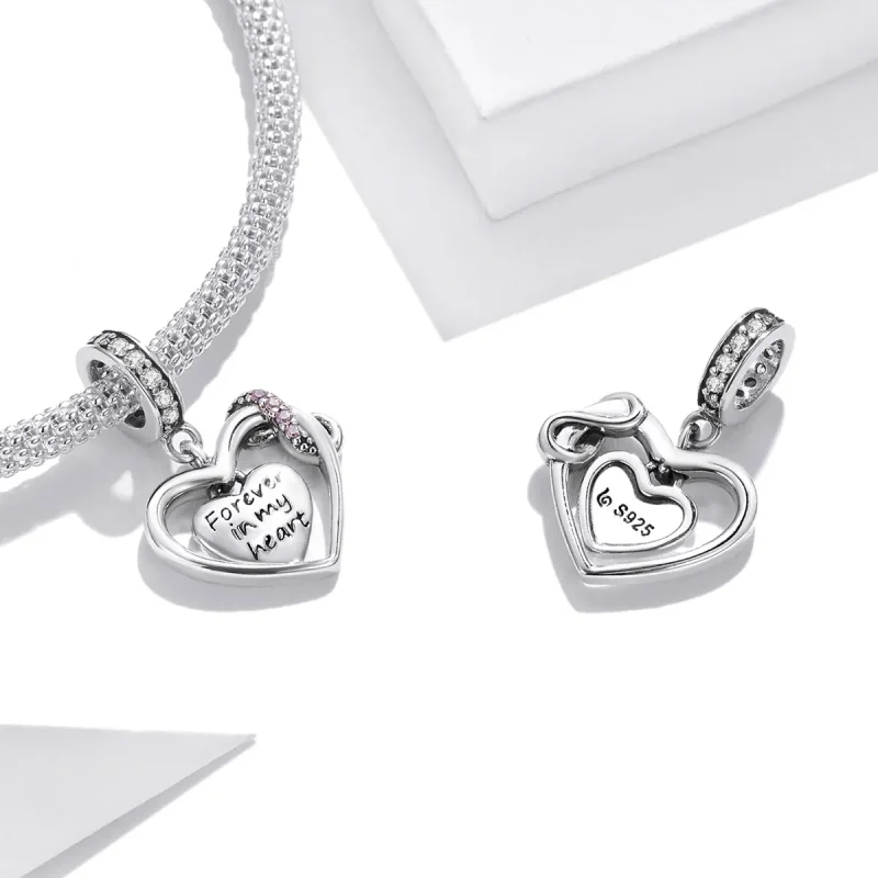 (image for) PANDORA Style Infinite Love Dangle Charm - BSC482 - View 4
