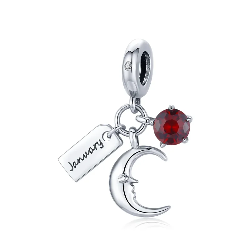 (image for) PANDORA Style January Birthstone Dangle Charm - SCC1719 - Product Image