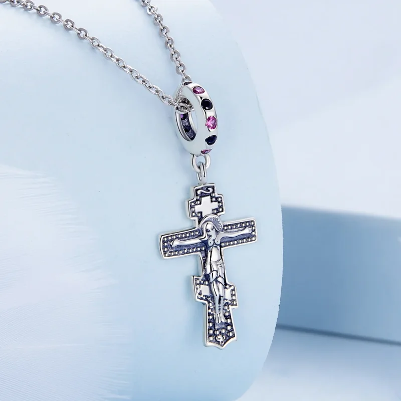 (image for) PANDORA Style Jesus Cross Dangle Charm - BSC668 - View 2
