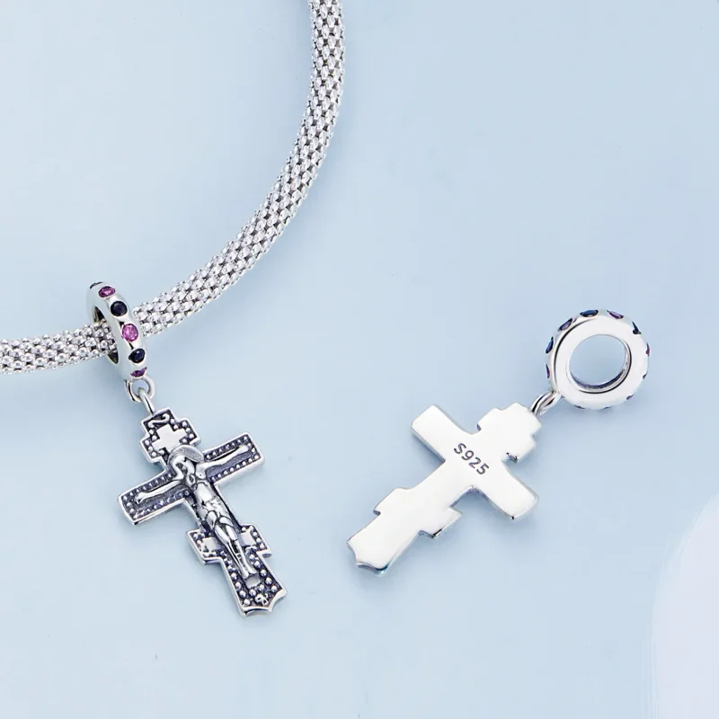 (image for) PANDORA Style Jesus Cross Dangle Charm - BSC668 - View 4