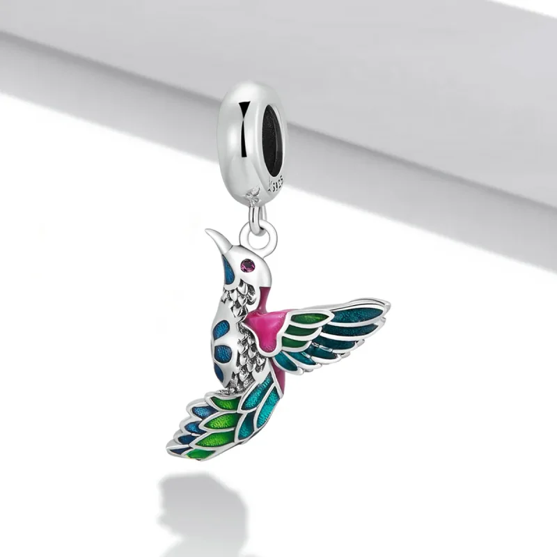 (image for) PANDORA Style Kingfisher Dangle Charm - SCC2126 - View 2
