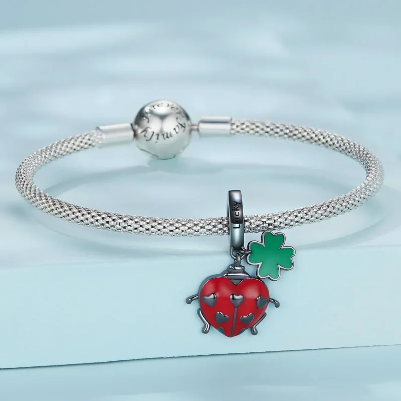 (image for) PANDORA Style Ladybug Dangle Charm - SCC2411 - View 3