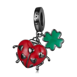 (image for) PANDORA Style Ladybug Dangle Charm - SCC2411