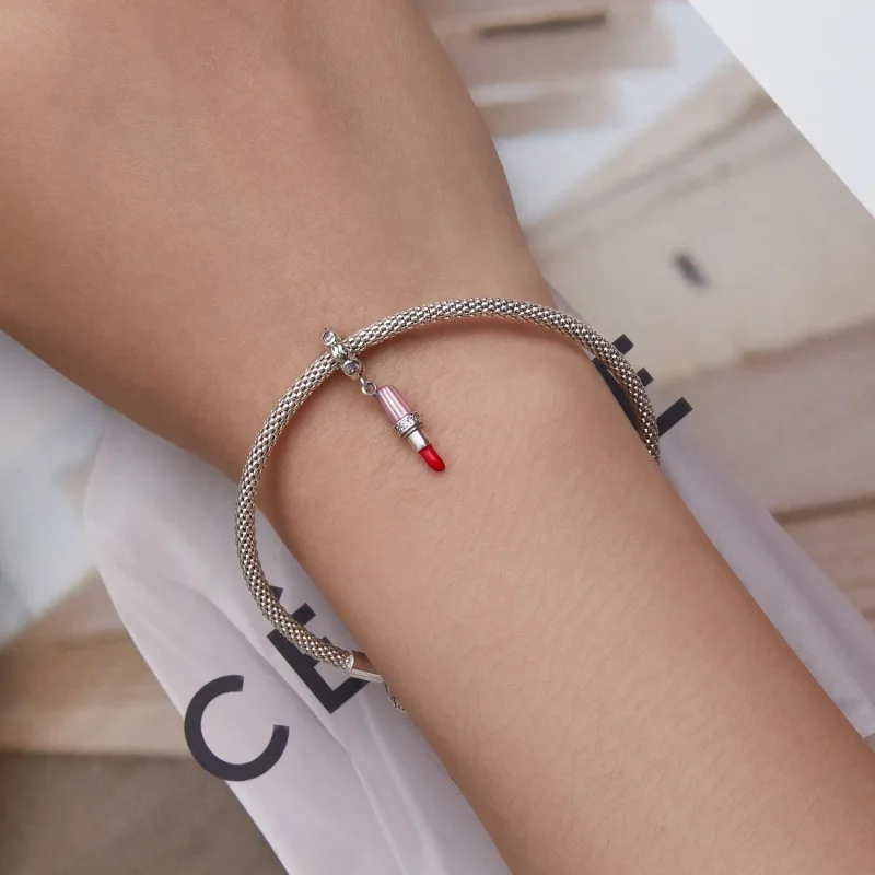 (image for) PANDORA Style Lipstick Dangle Charm - SCC2390 - View 5