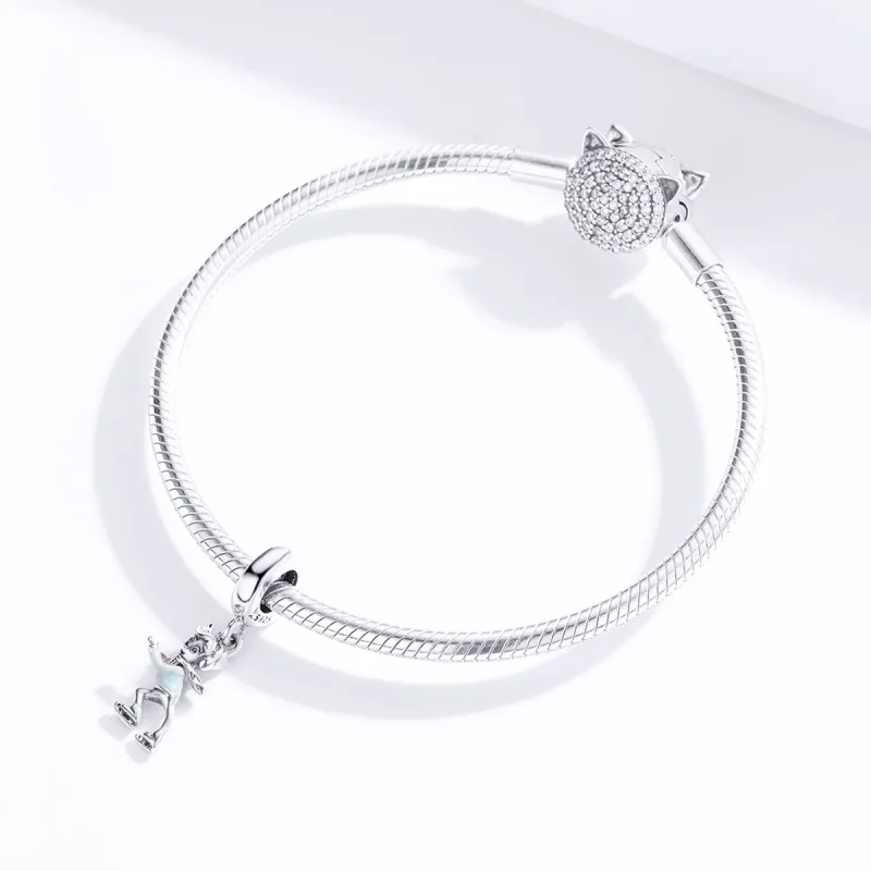 (image for) PANDORA Style Little Boy Skiing Dangle Charm - SCC1352 - View 2