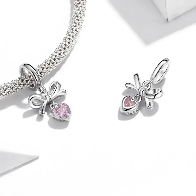 (image for) PANDORA Style Love Bow Dangle Charm - BSX001-L - View 4