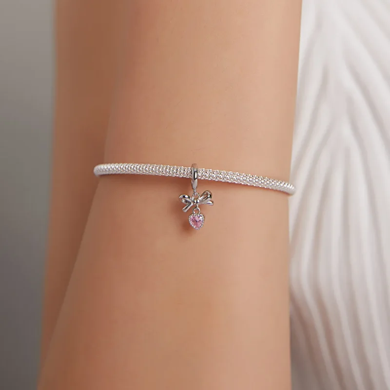 (image for) PANDORA Style Love Bow Dangle Charm - BSX001-L - View 5