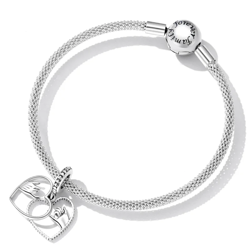 (image for) PANDORA Style Love Hand In Hand Dangle Charm - SCC2270 - View 5