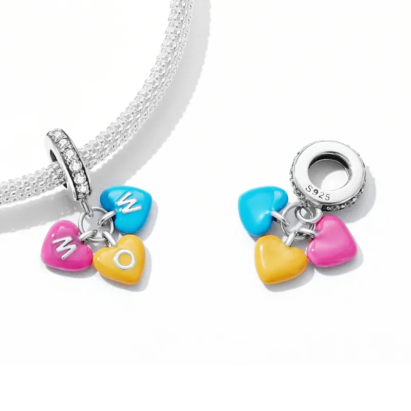 (image for) PANDORA Style Love Skittles Dangle Charm - SCC2200 - View 4