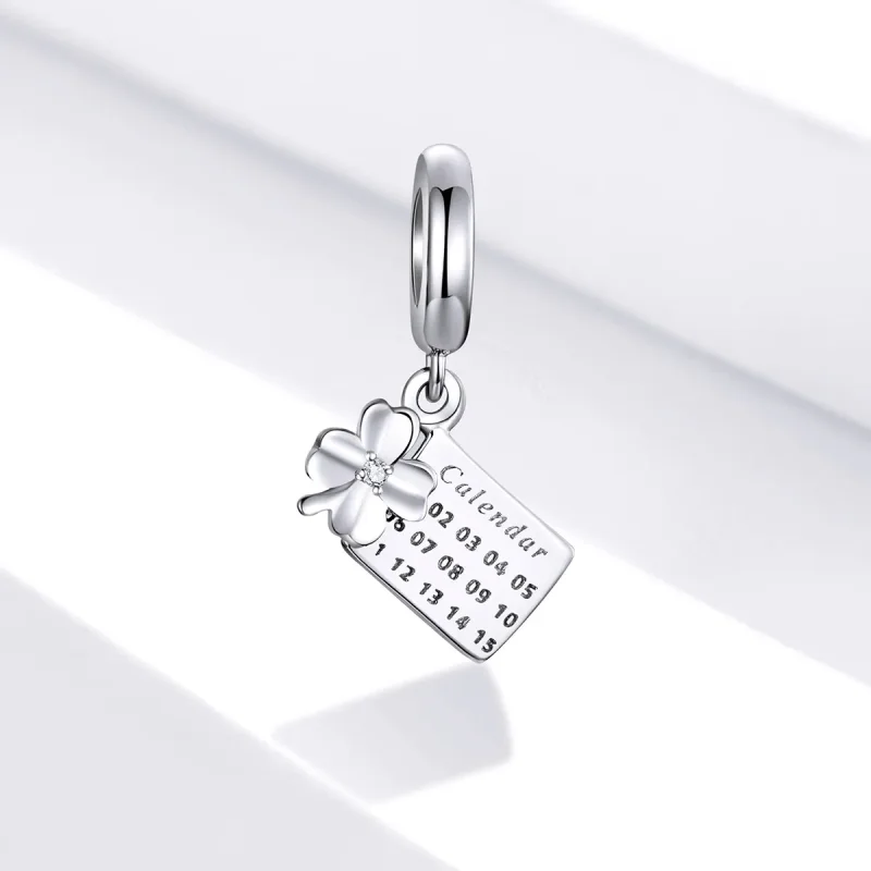(image for) PANDORA Style Lucky Calendar Dangle Charm - BSC257 - View 2