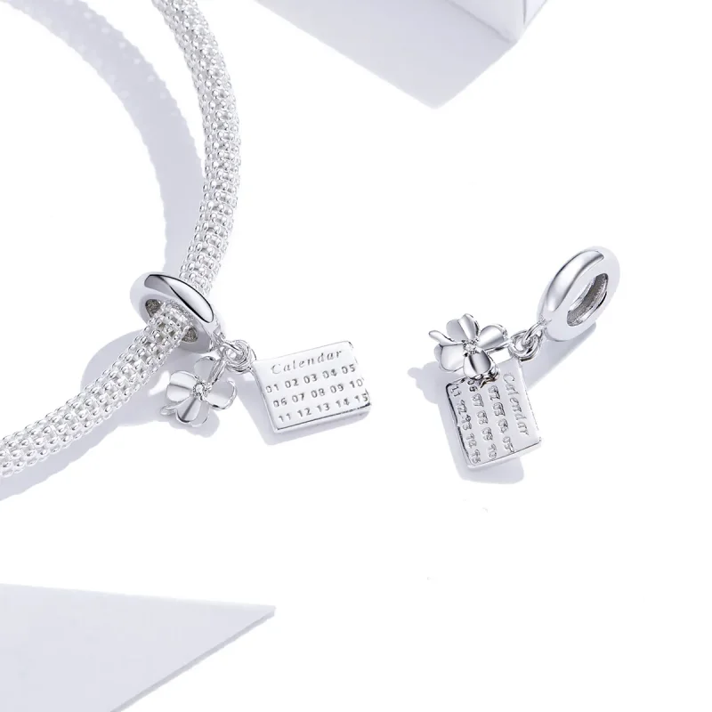 (image for) PANDORA Style Lucky Calendar Dangle Charm - BSC257 - View 4