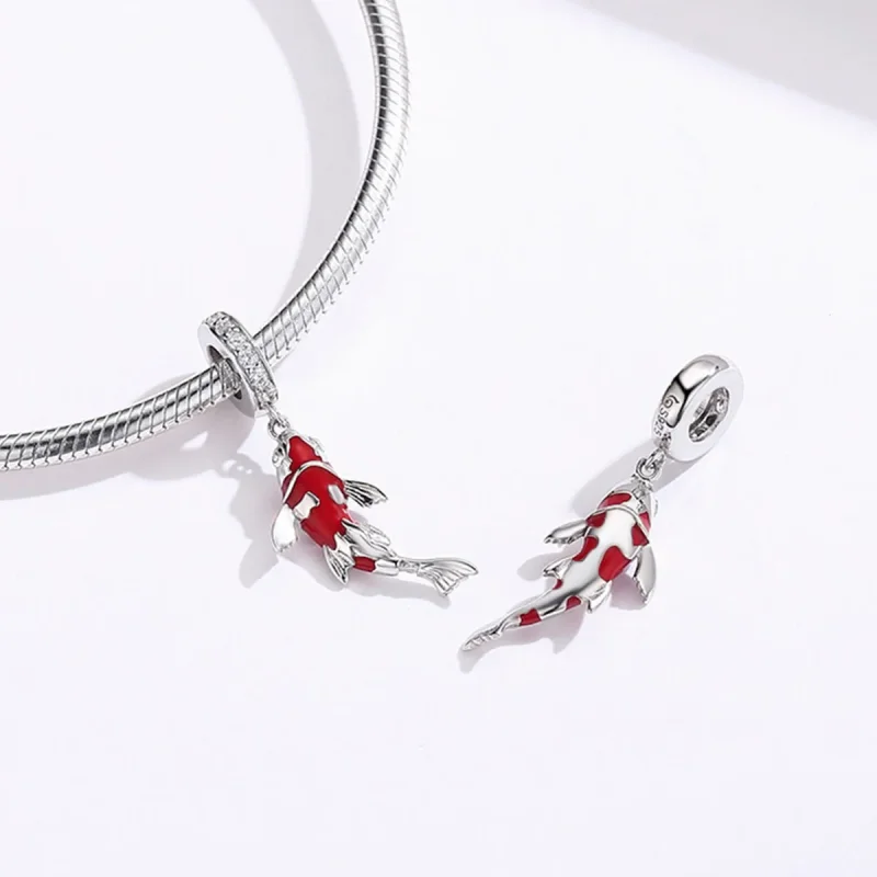 (image for) PANDORA Style Lucky Koi Dangle Charm - BSC085 - View 4