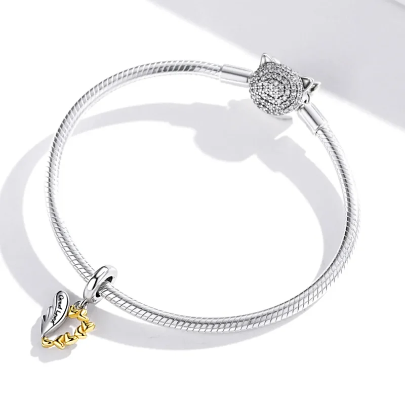 (image for) PANDORA Style Lucky Wings Dangle Charm - BSC504 - View 3