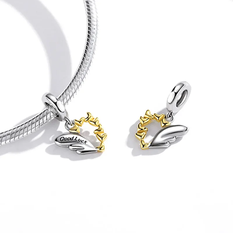 (image for) PANDORA Style Lucky Wings Dangle Charm - BSC504 - View 4