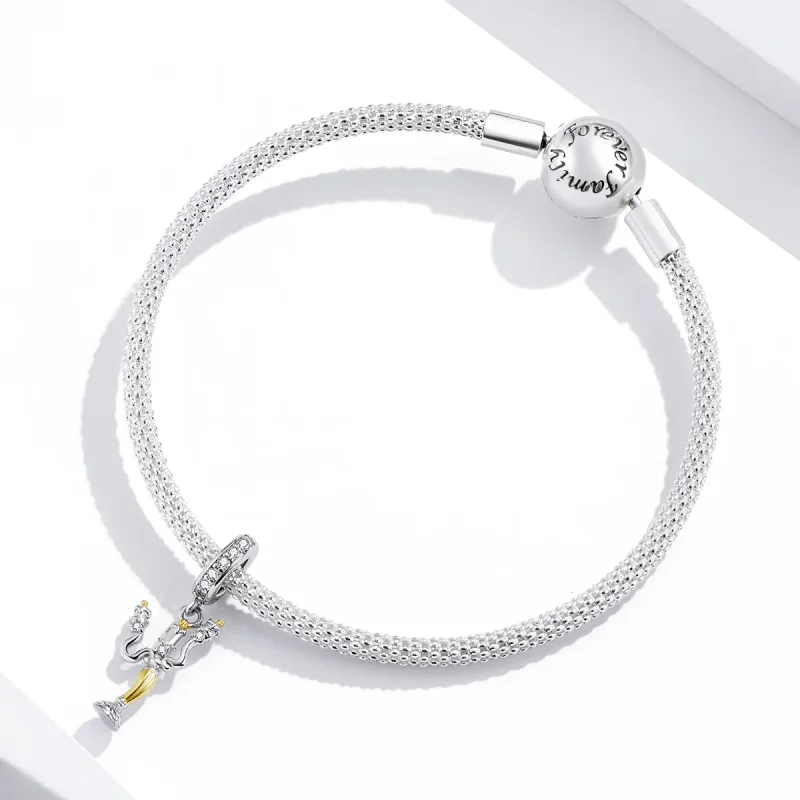 (image for) PANDORA Style Magic Candlestick Dangle Charm - BSC319 - View 3