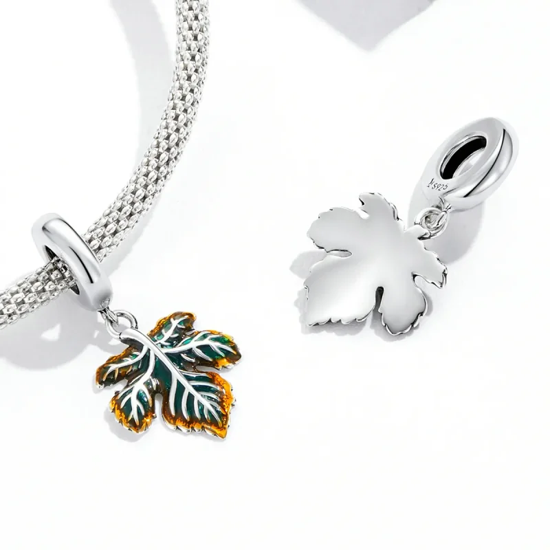 (image for) PANDORA Style Maple Leaf Dangle Charm - SCC2176 - View 4