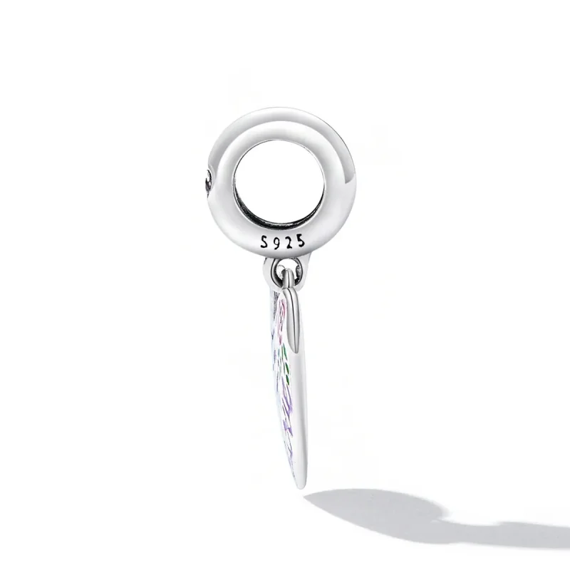 (image for) PANDORA Style Mother's Day - Colorful Graffiti Hearts Dangle Charm - BSC594 - View 3