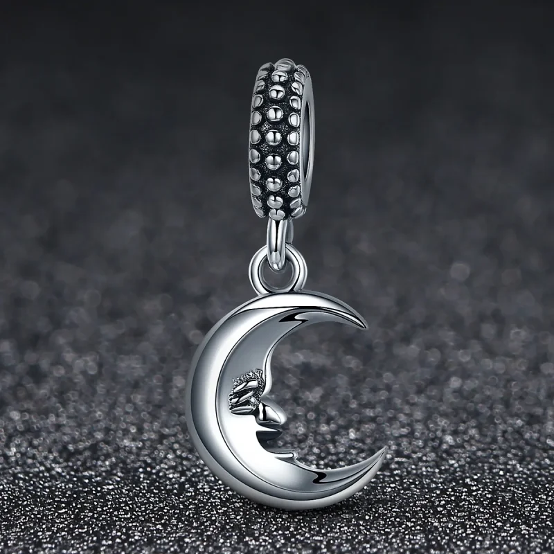 (image for) PANDORA Style Mr Moon Dangle Charm - SCC149 - View 2