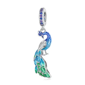 (image for) PANDORA Style Peacock Dangle Charm - BSC696