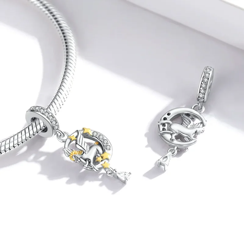 (image for) PANDORA Style Pegasus Dangle Charm - SCC1736 - View 4