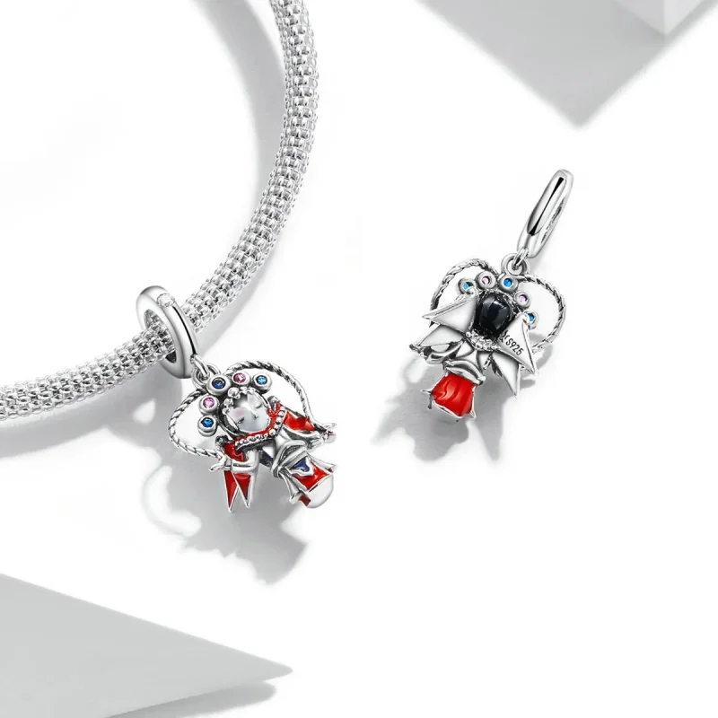 (image for) PANDORA Style Peking Opera Puppet Dangle Charm - SCC2109 - View 4