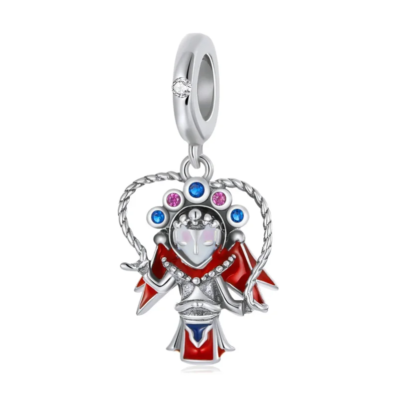 (image for) PANDORA Style Peking Opera Puppet Dangle Charm - SCC2109 - Product Image