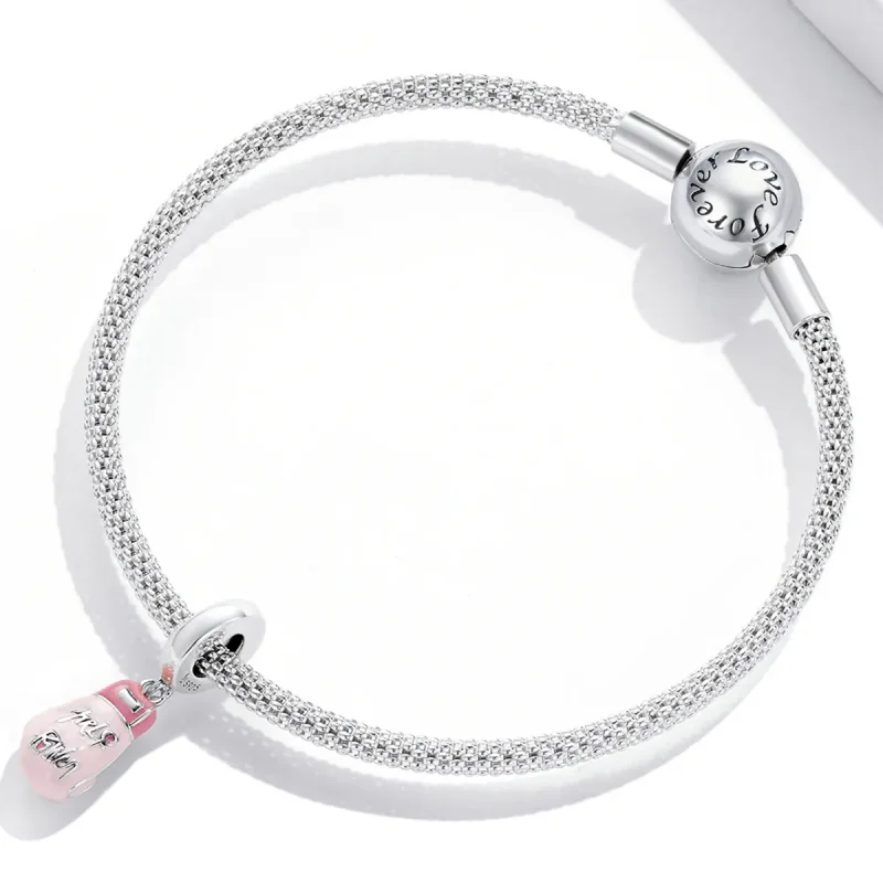 (image for) PANDORA Style Pink Boxing Gloves Dangle Charm - SCC2148 - View 3