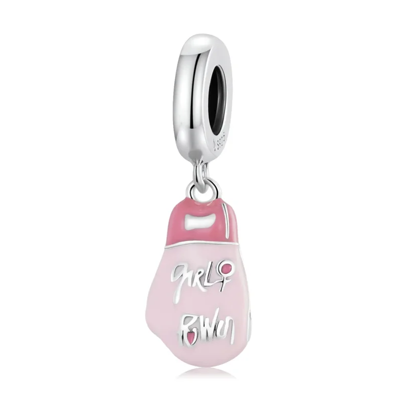(image for) PANDORA Style Pink Boxing Gloves Dangle Charm - SCC2148 - Product Image