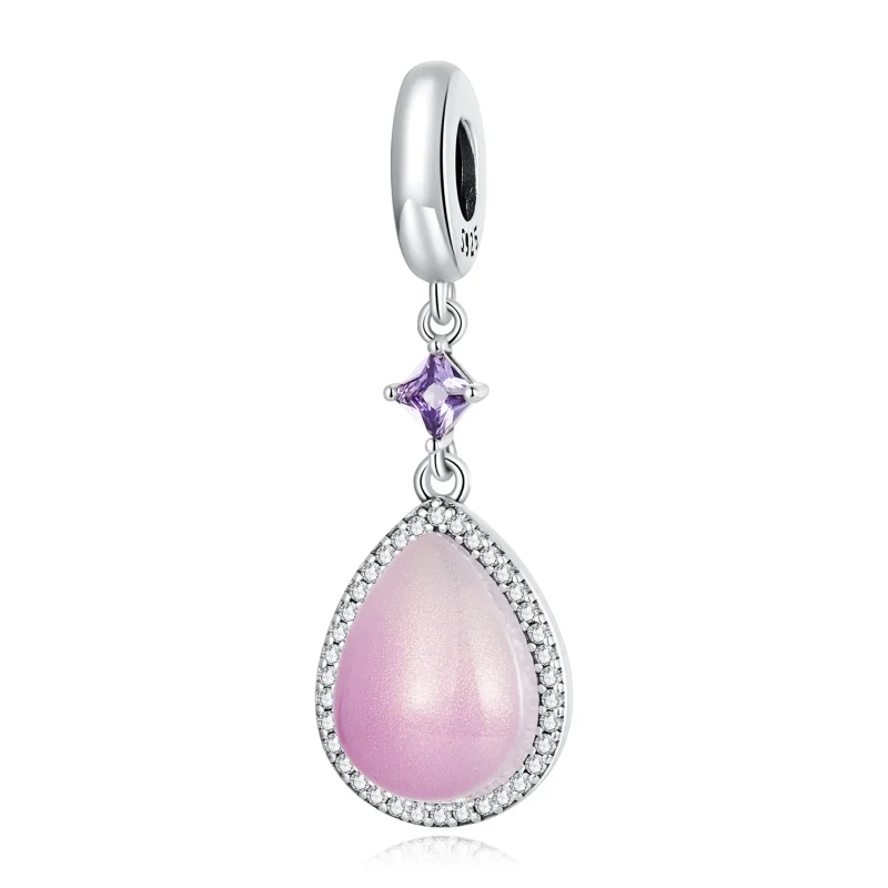 (image for) PANDORA Style Pink Water Drop Dangle Charm - SCC2272 - Product Image