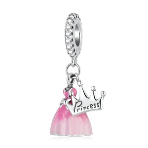(image for) PANDORA Style Princess Dress Crown Dangle Charm - SCC2203