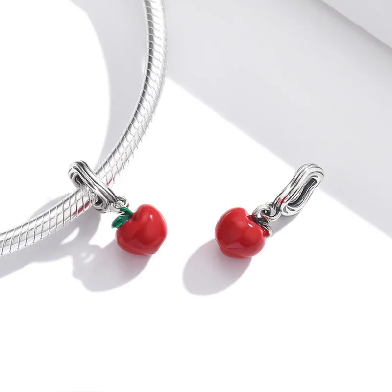 (image for) PANDORA Style Red Apple Dangle Charm - SCC1913 - View 4