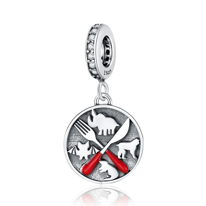 (image for) PANDORA Style Refuse To Eat Wild Animals Dangle Charm - SCC1588 - Product Image