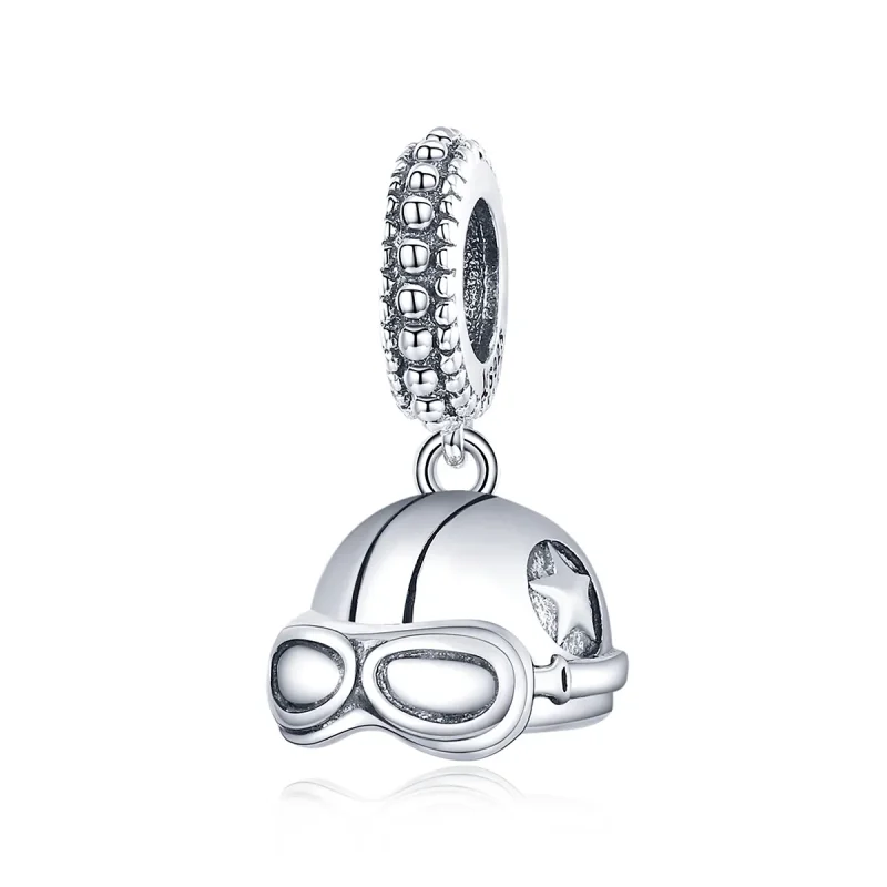 (image for) PANDORA Style Retro Helmet Dangle Charm - SCC1711 - Product Image
