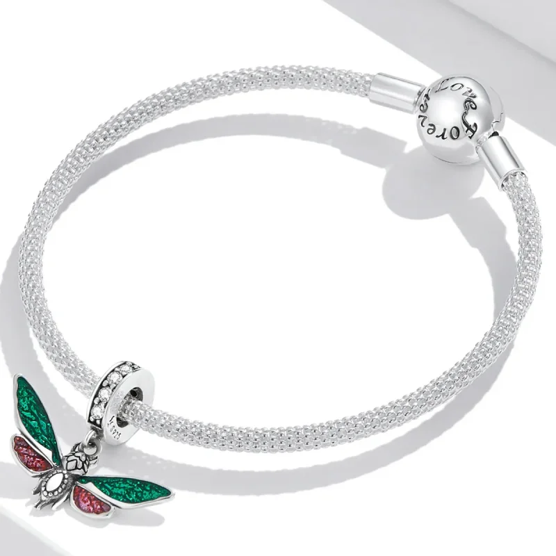 (image for) PANDORA Style Retro Moth Dangle Charm - SCC2034 - View 3